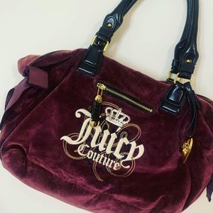 Juicy couture velour bag